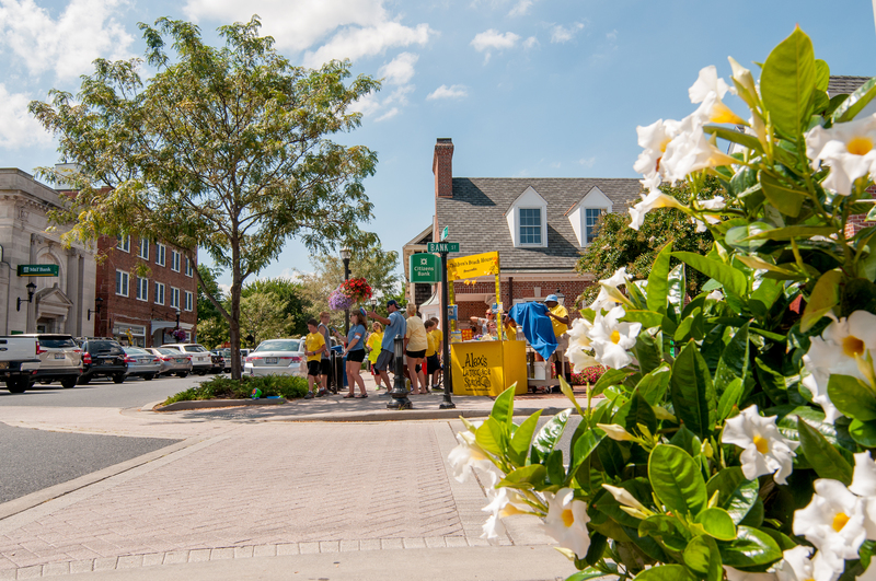 Children's Beach House campers spent two days selling frozen lemonade on the corner of Second and Bank streets in Lewes. BY DENY HOWETH